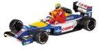 WILLIAMS RENAULT FW14 1991 Nigel Mansell with SENNA  on engine cover. British GP/MINICHAMPS 1/18